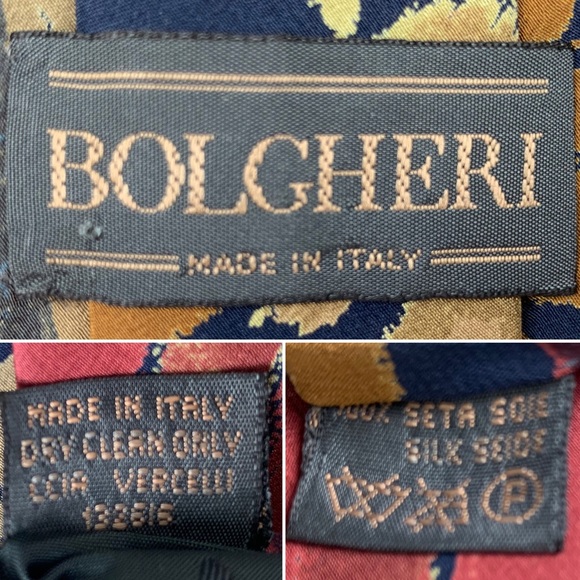 BOLGHERI Made In Italy Silk Tie - Picture 5 of 5